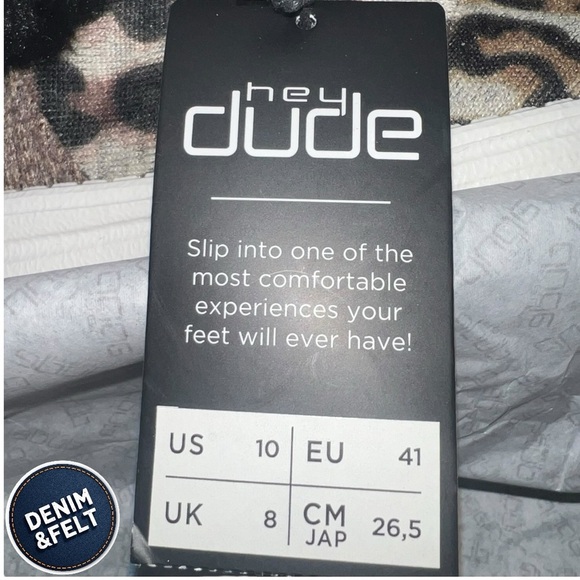 Hey Dude Womens Britt Patchwork Java Animal Print Booties/Shoes | NEW/NIB!!🤎🖤 - Picture 13 of 14